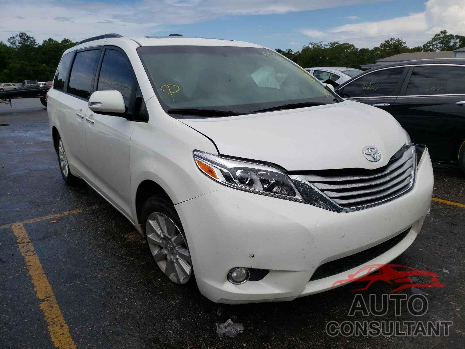 TOYOTA SIENNA 2016 - 5TDYK3DC6GS704519