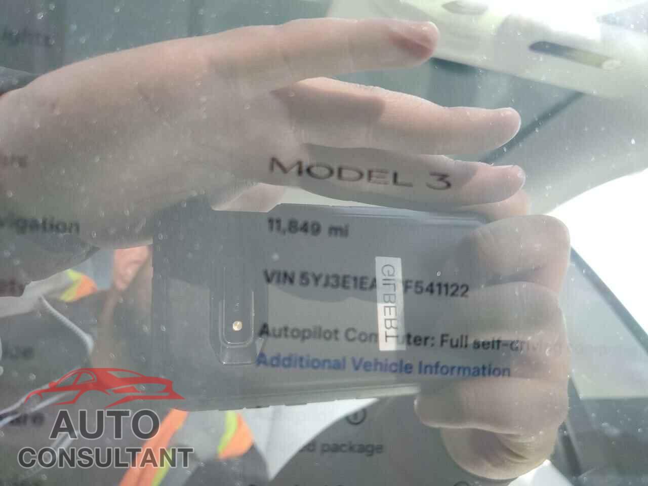 TESLA MODEL 3 2023 - 5YJ3E1EA8PF541122