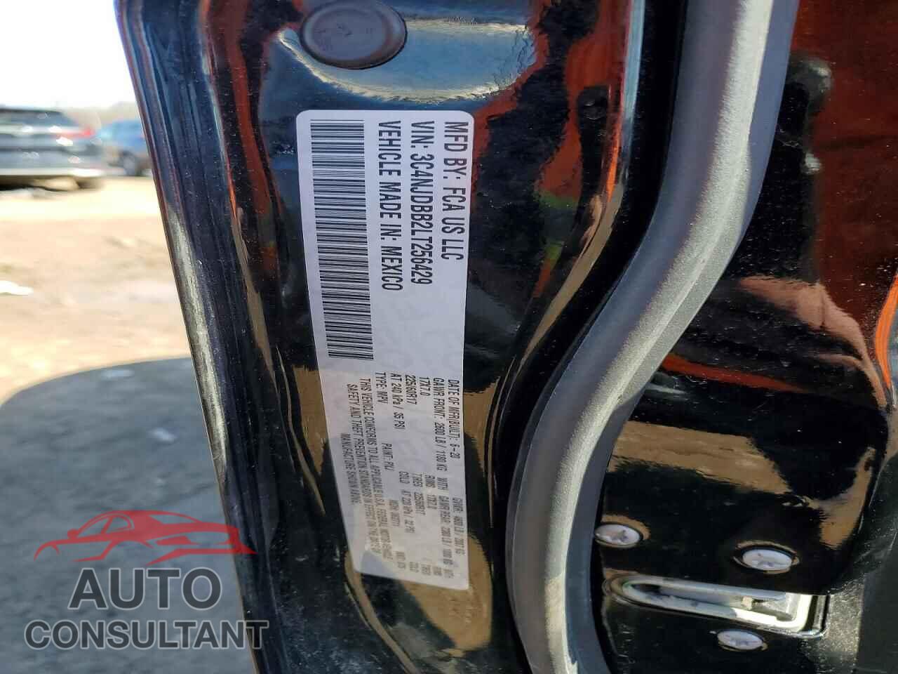 JEEP COMPASS 2020 - 3C4NJDBB2LT256429
