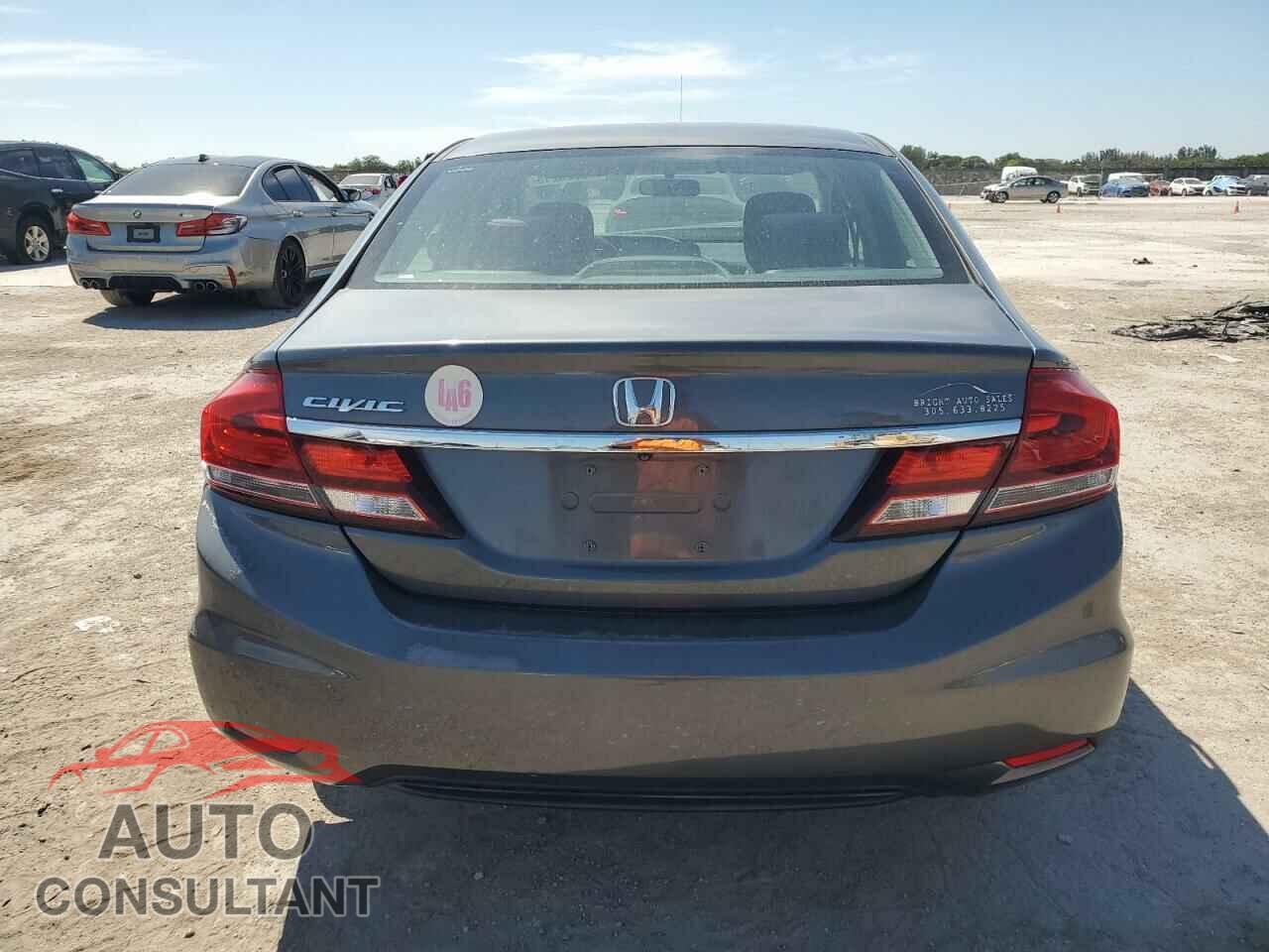 HONDA CIVIC 2013 - 19XFB2F59DE293560