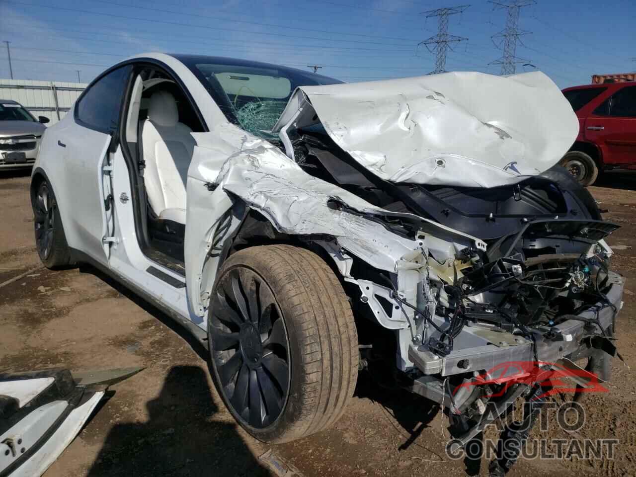 TESLA MODEL Y 2021 - 5YJYGDEF5MF079109