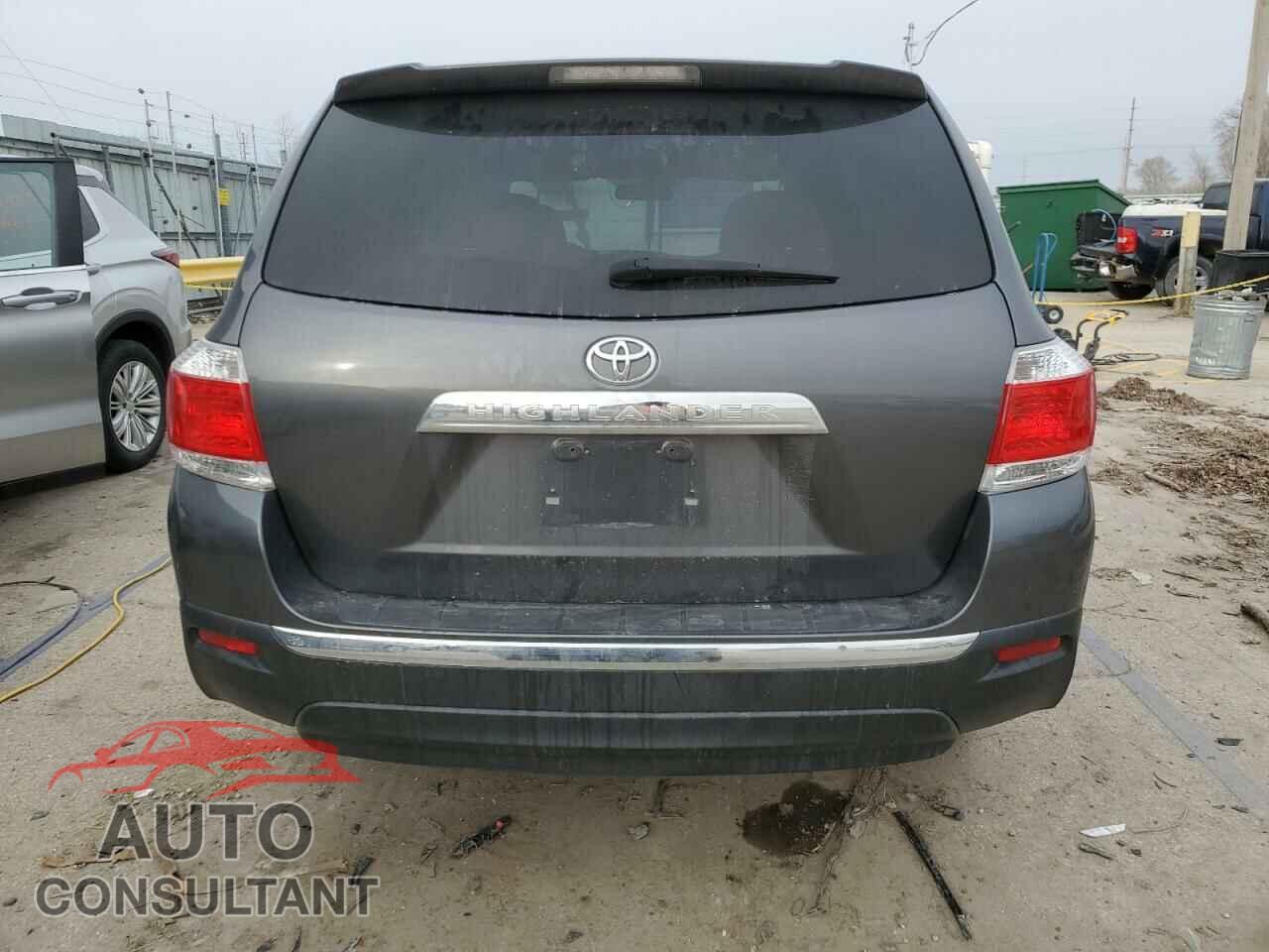TOYOTA HIGHLANDER 2012 - 5TDZK3EH5CS055868