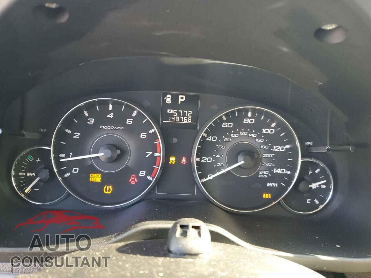SUBARU OUTBACK 2011 - 4S4BRBCC2B3352395