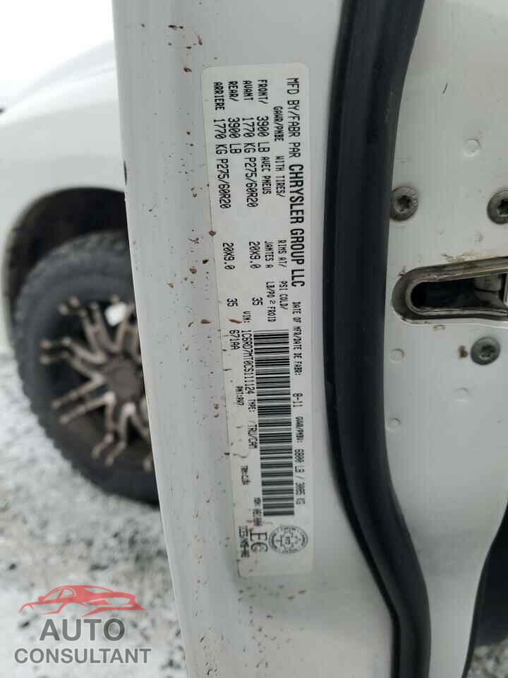 DODGE RAM 1500 2012 - 1C6RD7MT0CS111124