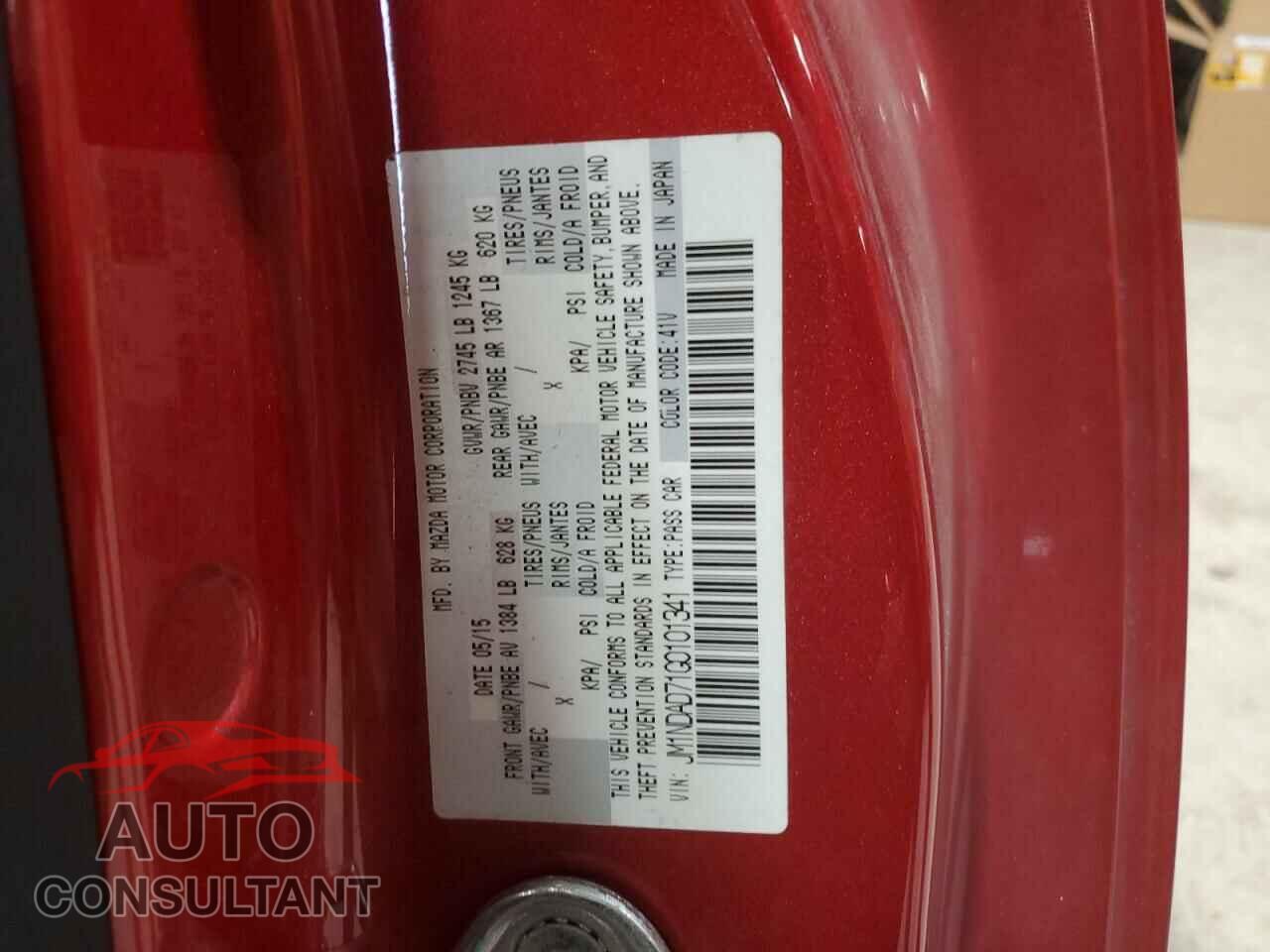 MAZDA MX5 2016 - JM1NDAD71G0101341