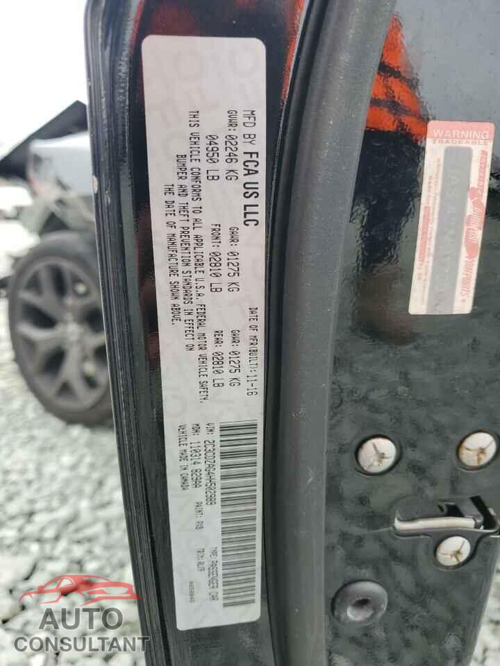 DODGE CHALLENGER 2017 - 2C3CDZAG4HH502989