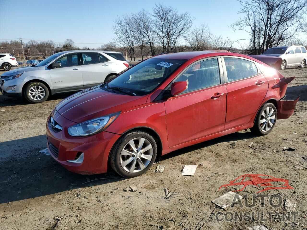 HYUNDAI ACCENT 2013 - KMHCU4AE8DU463243