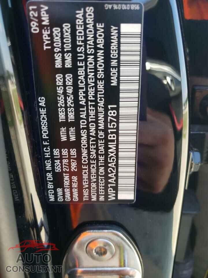 PORSCHE MACAN 2021 - WP1AA2A5XMLB15781