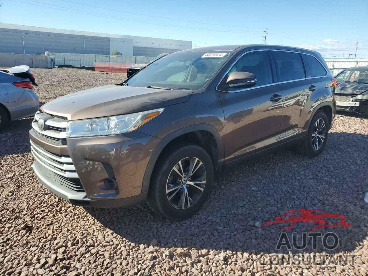 TOYOTA HIGHLANDER 2019 - 5TDZZRFH6KS322060