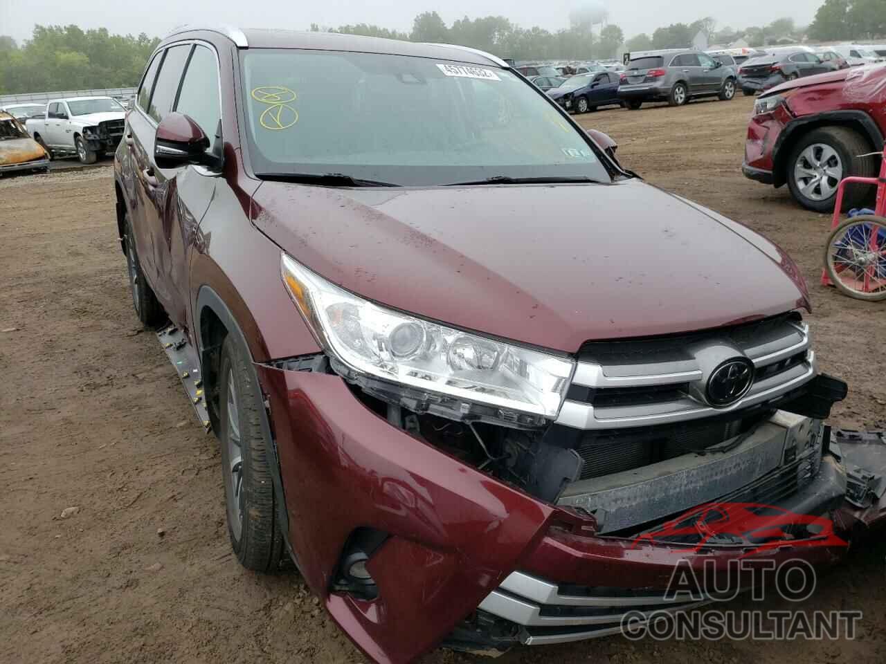 TOYOTA HIGHLANDER 2017 - 5TDJZRFH0HS416327