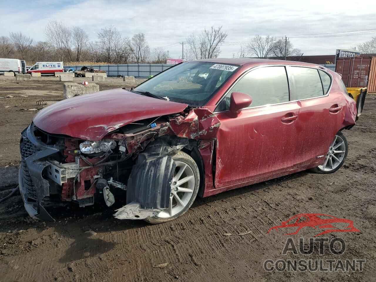 LEXUS CT 200 2013 - JTHKD5BH4D2167516
