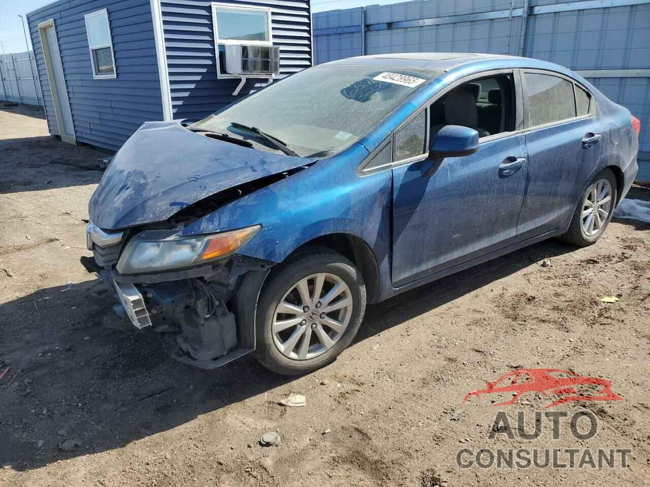 HONDA CIVIC 2012 - 19XFB2F88CE342952