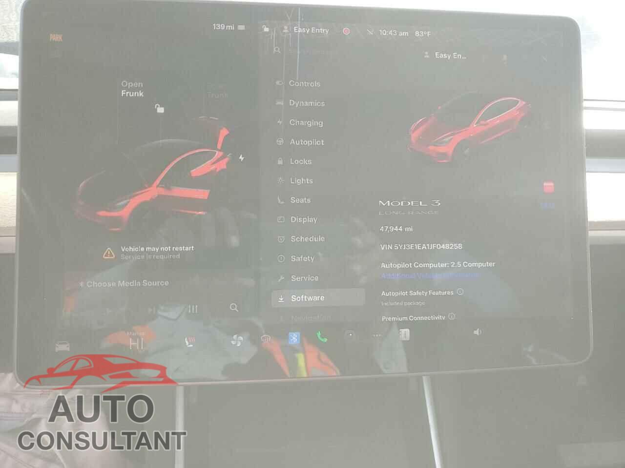 TESLA MODEL 3 2018 - 5YJ3E1EA1JF048258