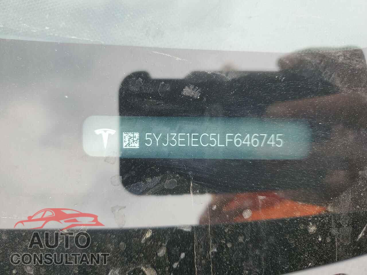 TESLA MODEL 3 2020 - 5YJ3E1EC5LF646745