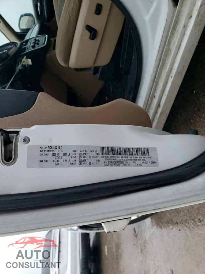 DODGE CARAVAN 2016 - 2C4RDGCG2GR323253