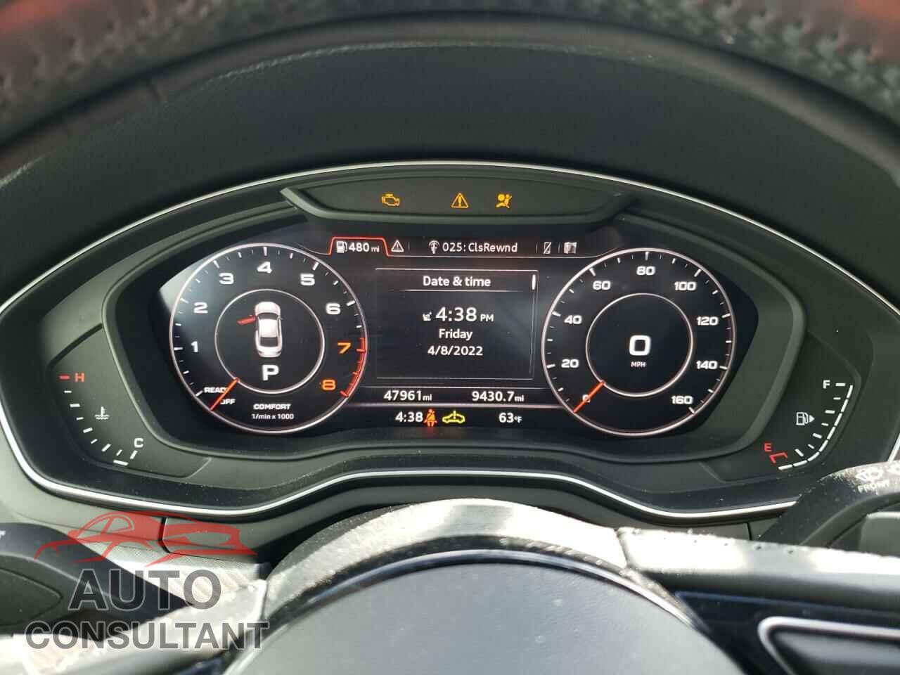 AUDI A5 2018 - WAUPNAF59JA032995