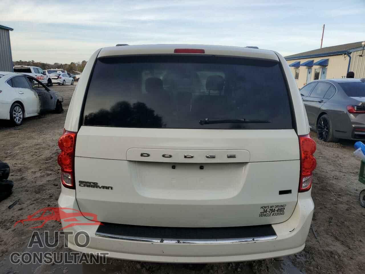 DODGE CARAVAN 2012 - 2C4RDGCG5CR255847