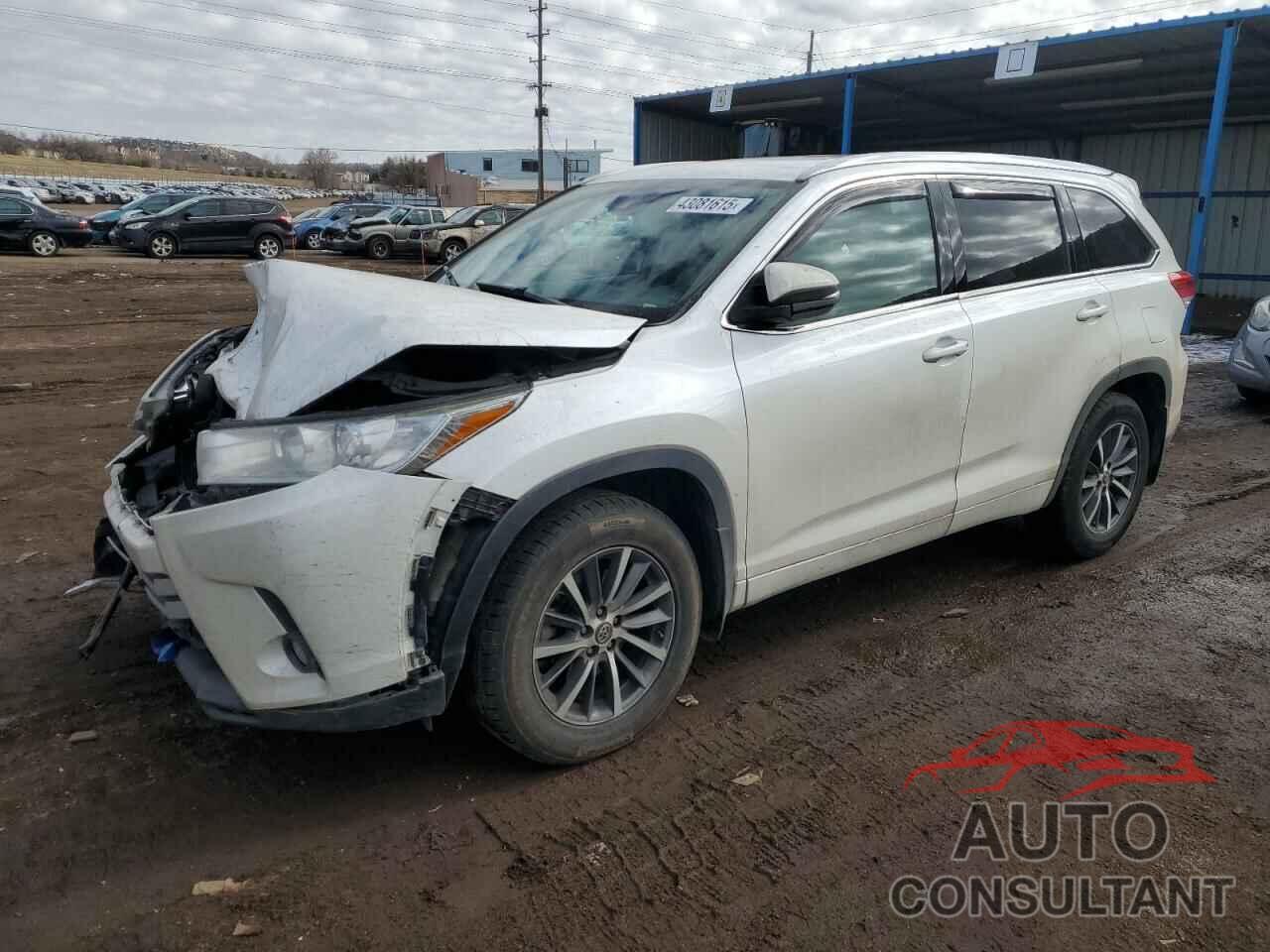 TOYOTA HIGHLANDER 2017 - 5TDJZRFH7HS367692