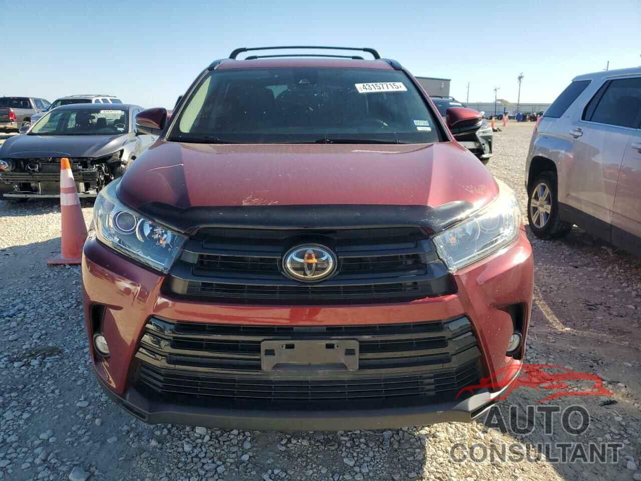 TOYOTA HIGHLANDER 2018 - 5TDKZRFH8JS535852