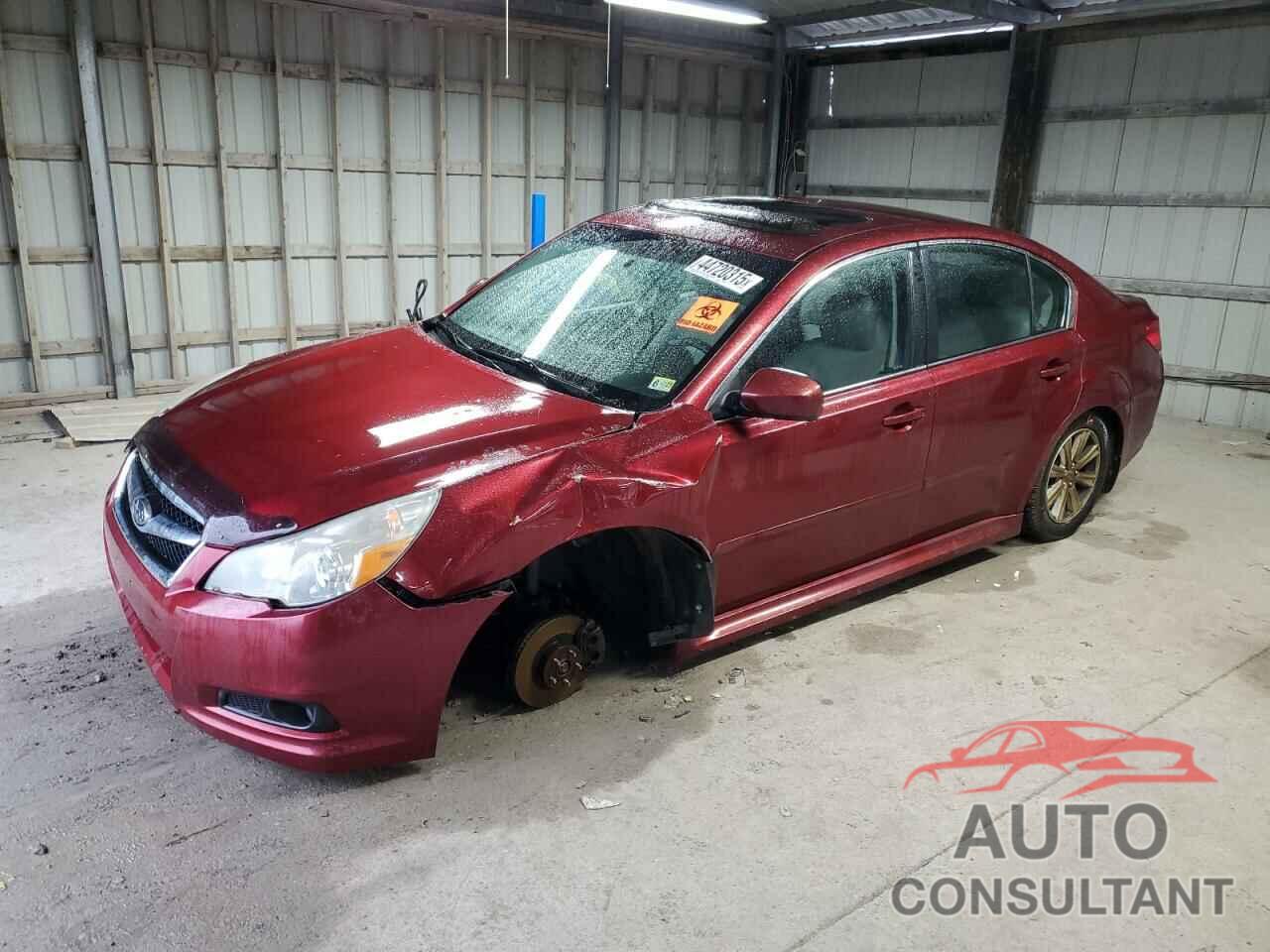 SUBARU LEGACY 2012 - 4S3BMAG63C1025633
