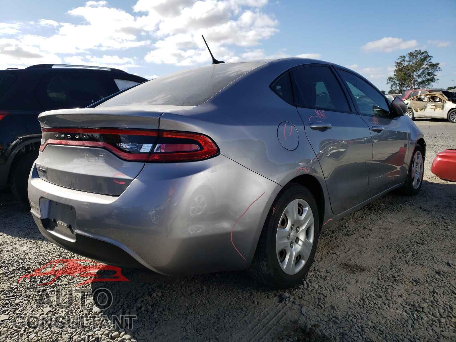 DODGE DART 2016 - 1C3CDFAA2GD540162