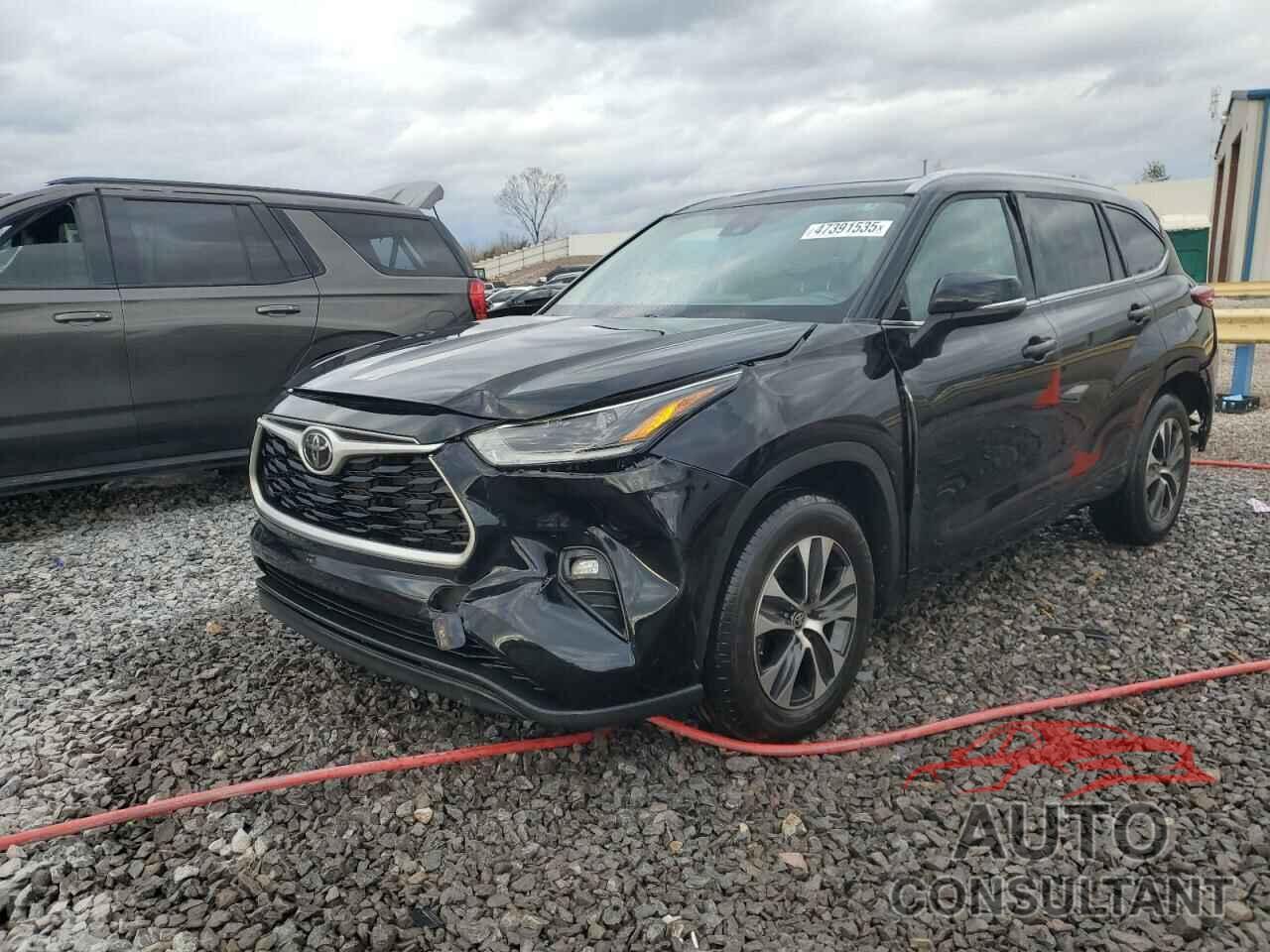 TOYOTA HIGHLANDER 2021 - 5TDGZRAH4MS073520