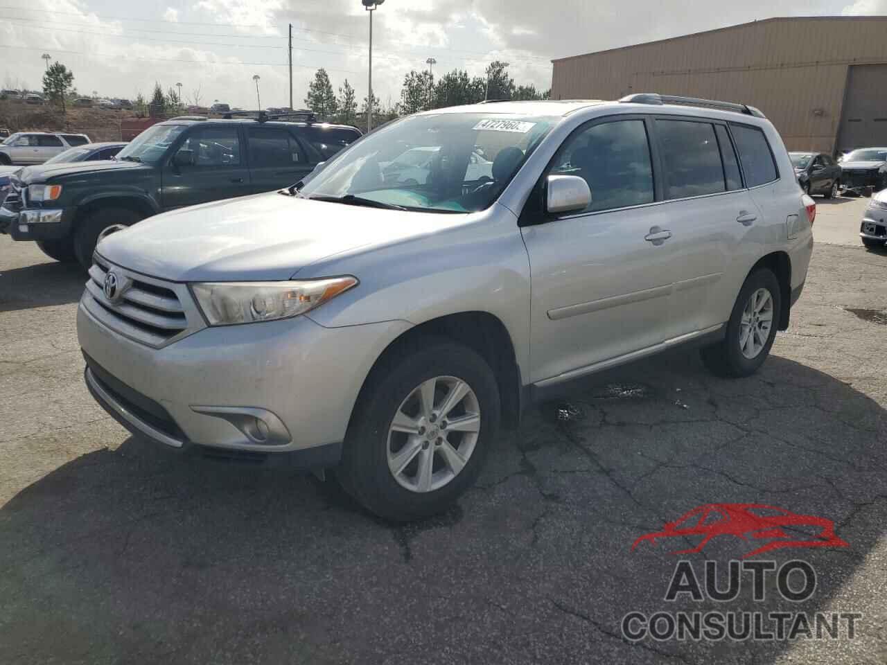 TOYOTA HIGHLANDER 2012 - 5TDBK3EH6CS114833