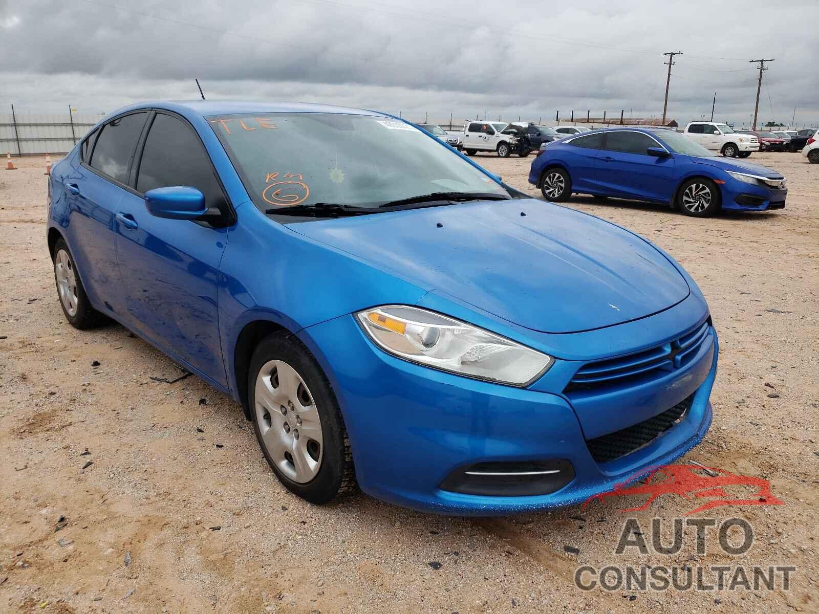 DODGE DART 2016 - 1C3CDFAA5GD736404