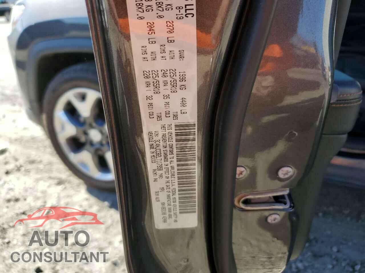 JEEP COMPASS 2020 - 3C4NJCCB2LT117958