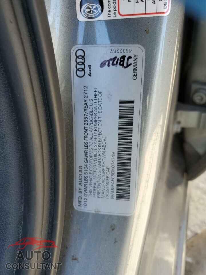 AUDI A6 2013 - WAUGFAFC5DN074749