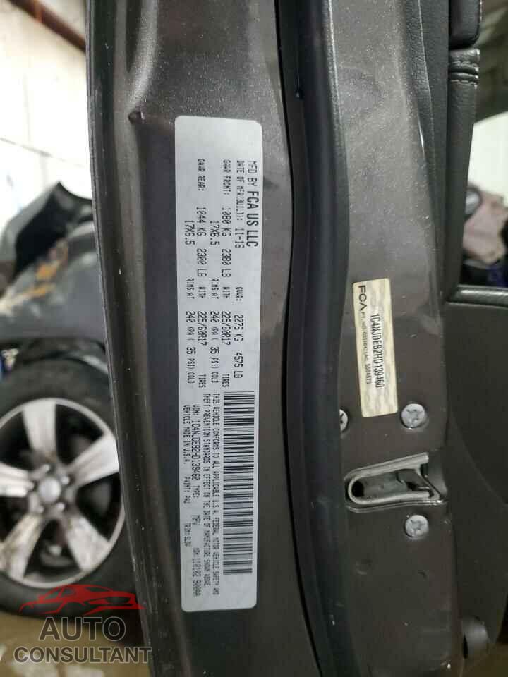 JEEP COMPASS 2017 - 1C4NJDEB2HD139460