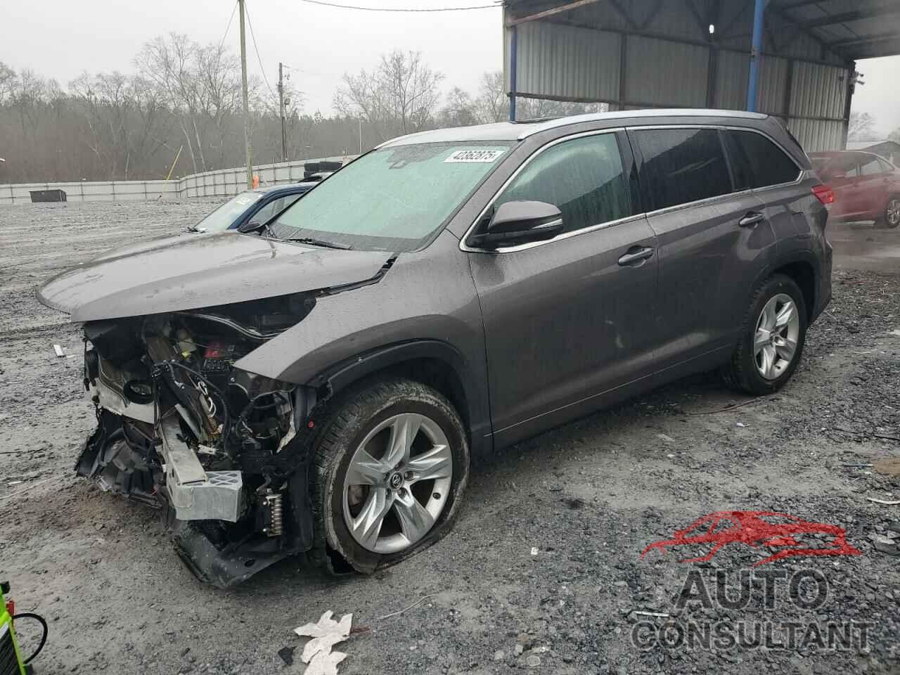 TOYOTA HIGHLANDER 2017 - 5TDYZRFH3HS192047