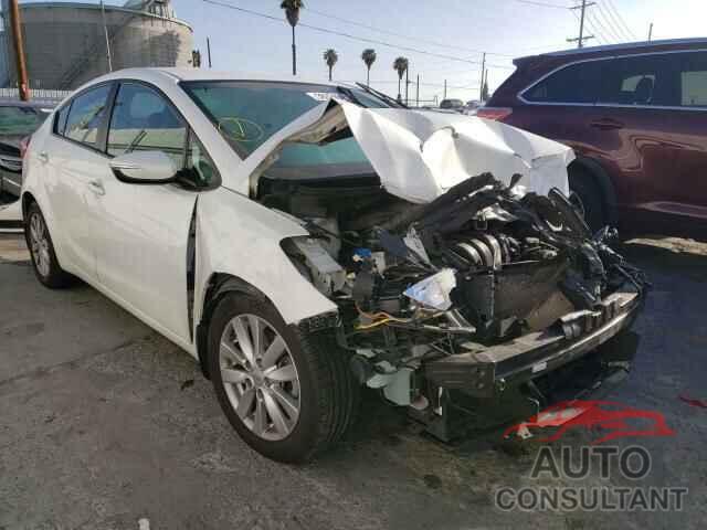 KIA FORTE 2016 - KNAFX4A6XG5589617