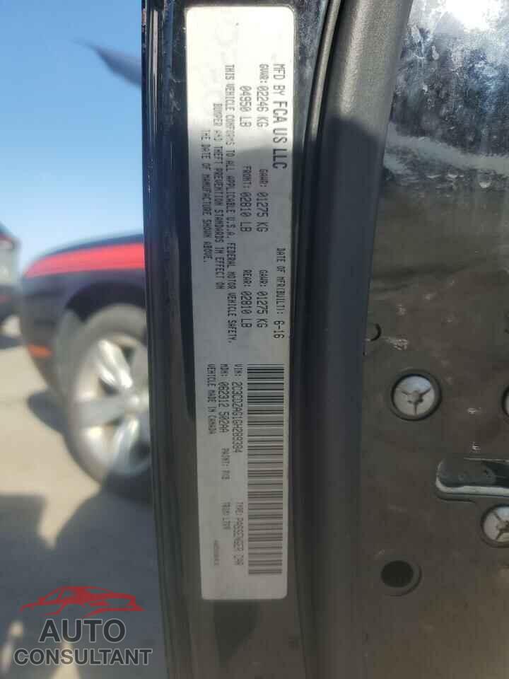 DODGE CHALLENGER 2016 - 2C3CDZAG1GH289384