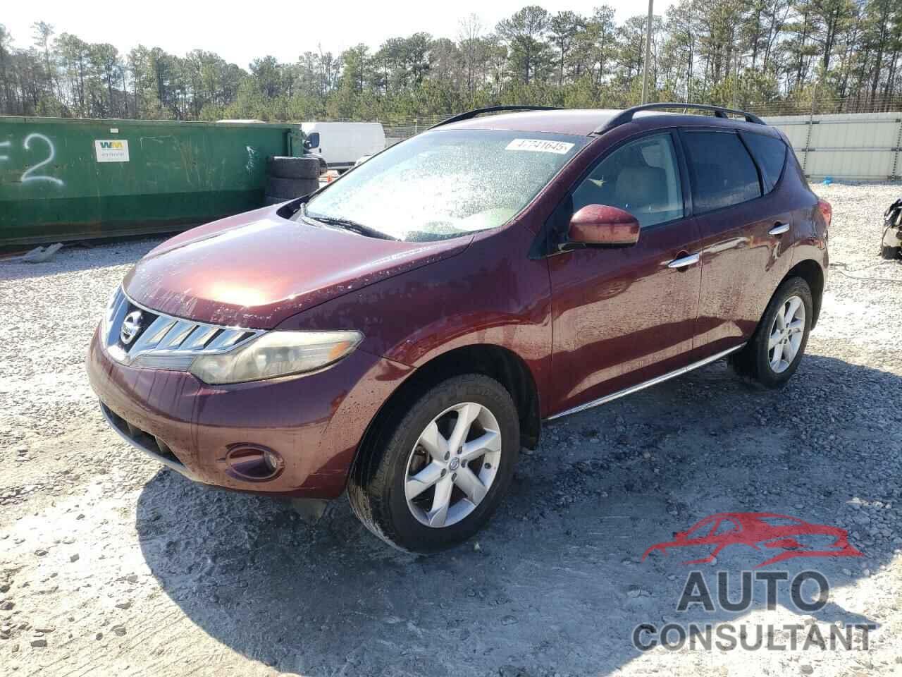 NISSAN MURANO 2009 - JN8AZ18U09W026944