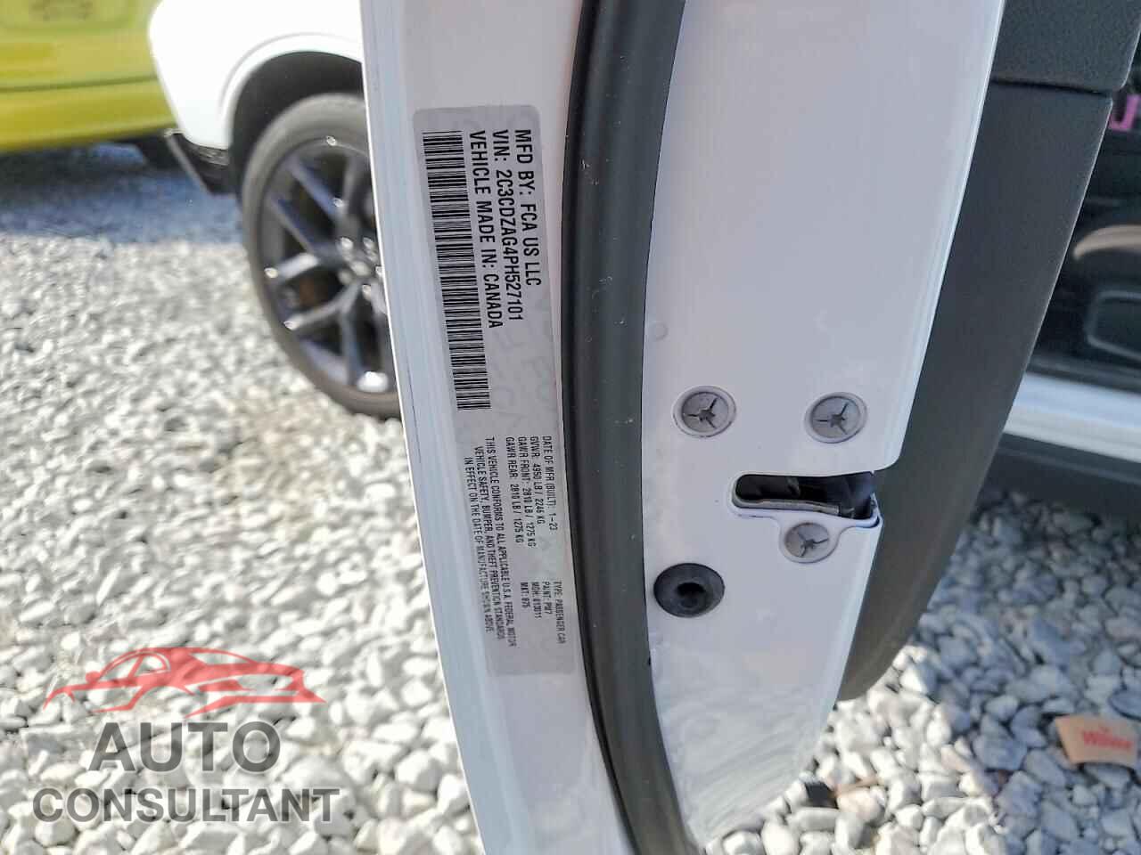 DODGE CHALLENGER 2023 - 2C3CDZAG4PH527101