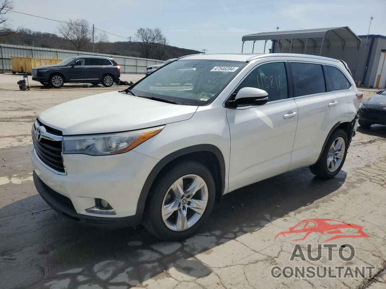 TOYOTA HIGHLANDER 2016 - 5TDDKRFH2GS227338