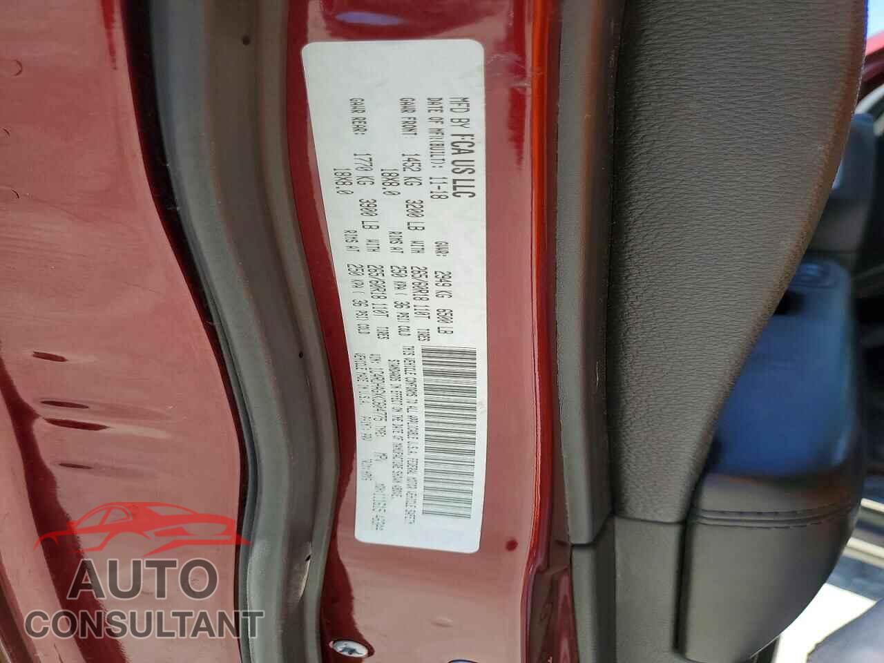 DODGE DURANGO 2019 - 1C4RDHAGXKC604775