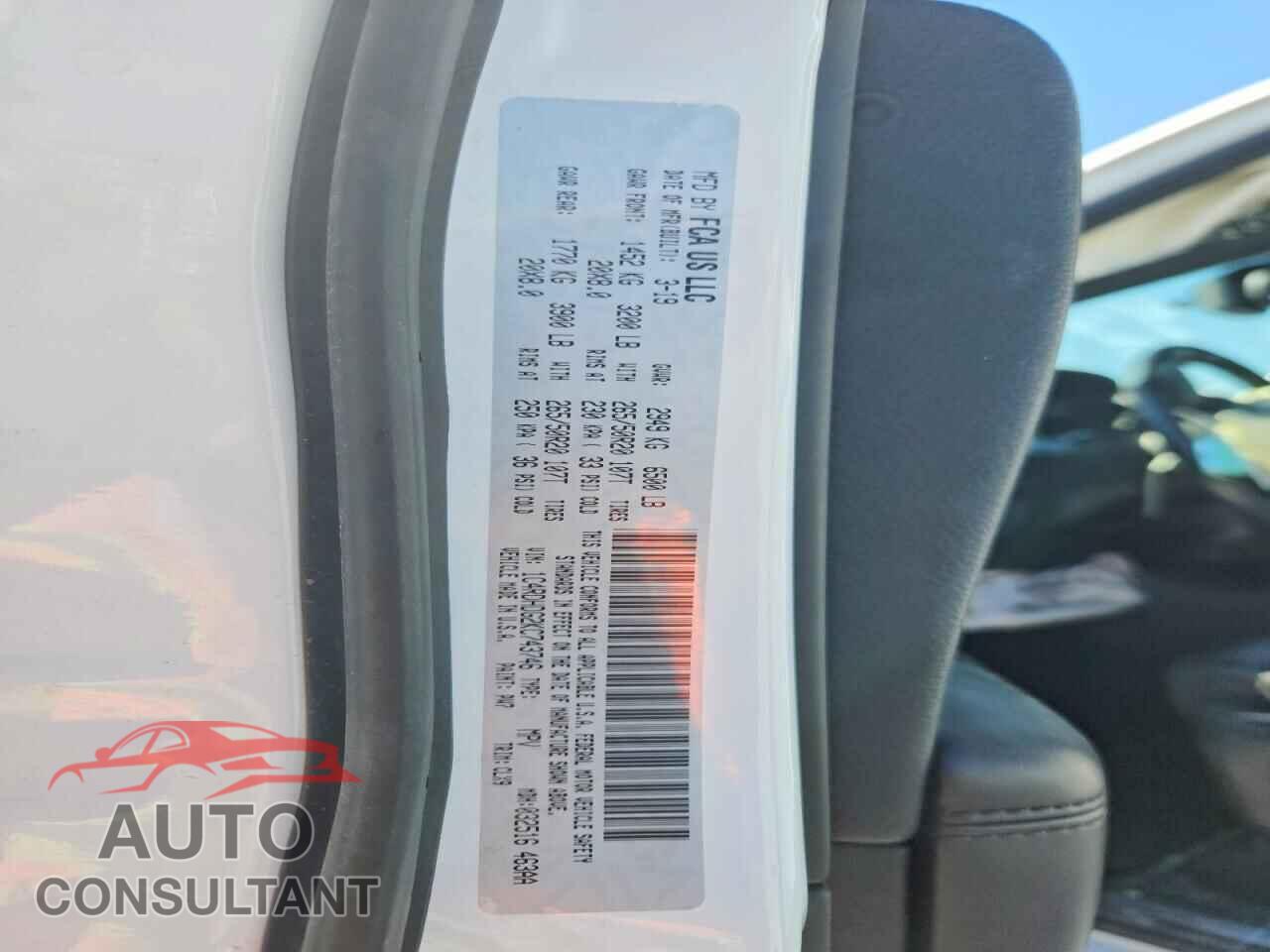 DODGE DURANGO 2019 - 1C4RDHDG2KC743746