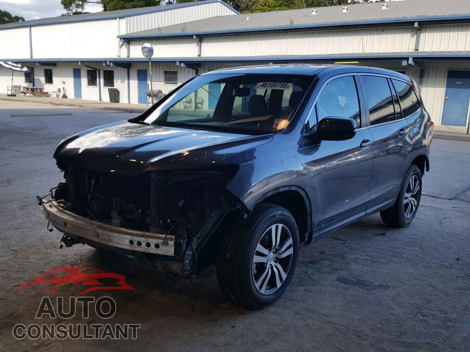 HONDA PILOT EXL 2017 - 5FNYF6H55HB009018