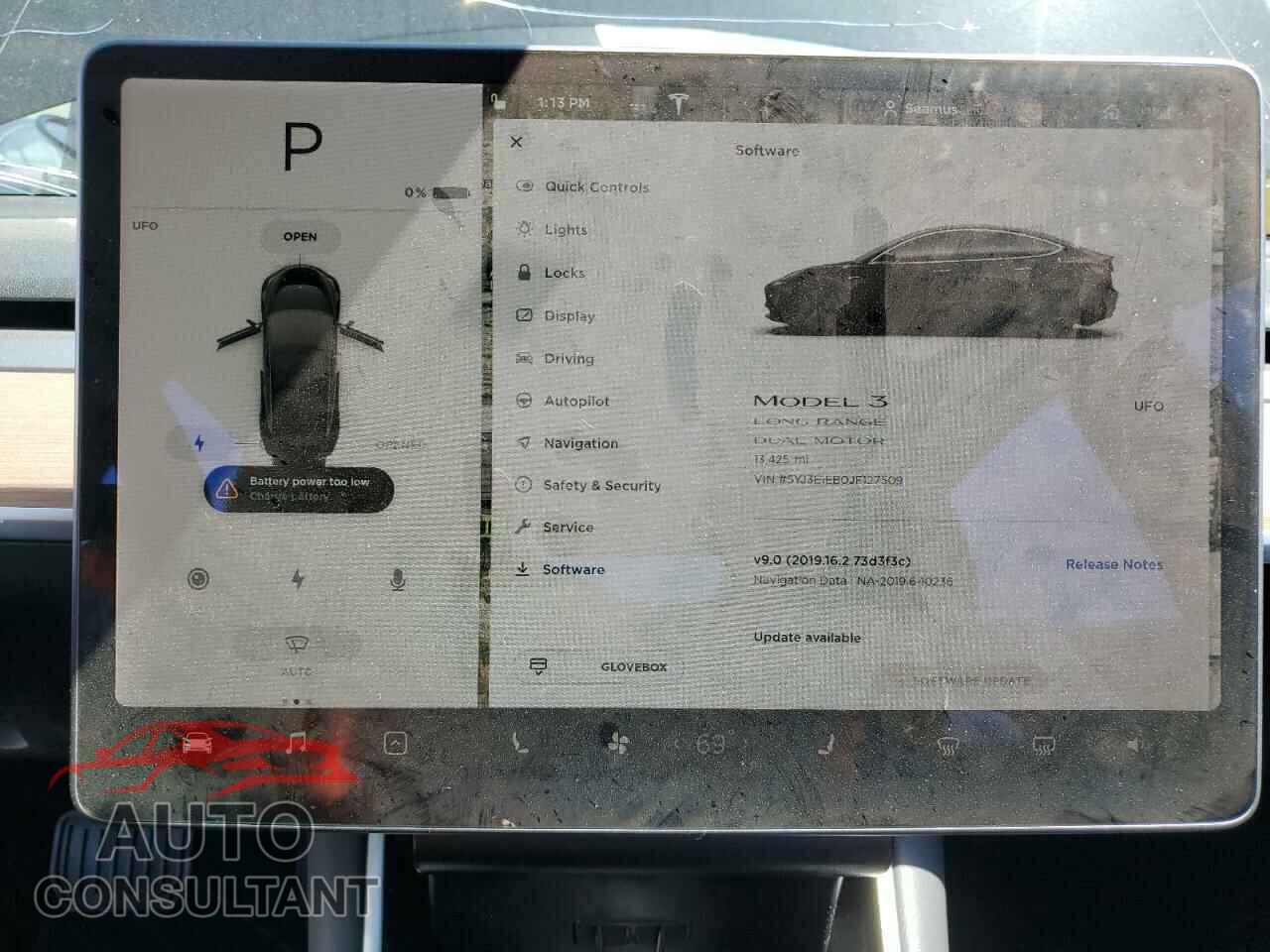 TESLA MODEL 3 2018 - 5YJ3E1EB0JF127509