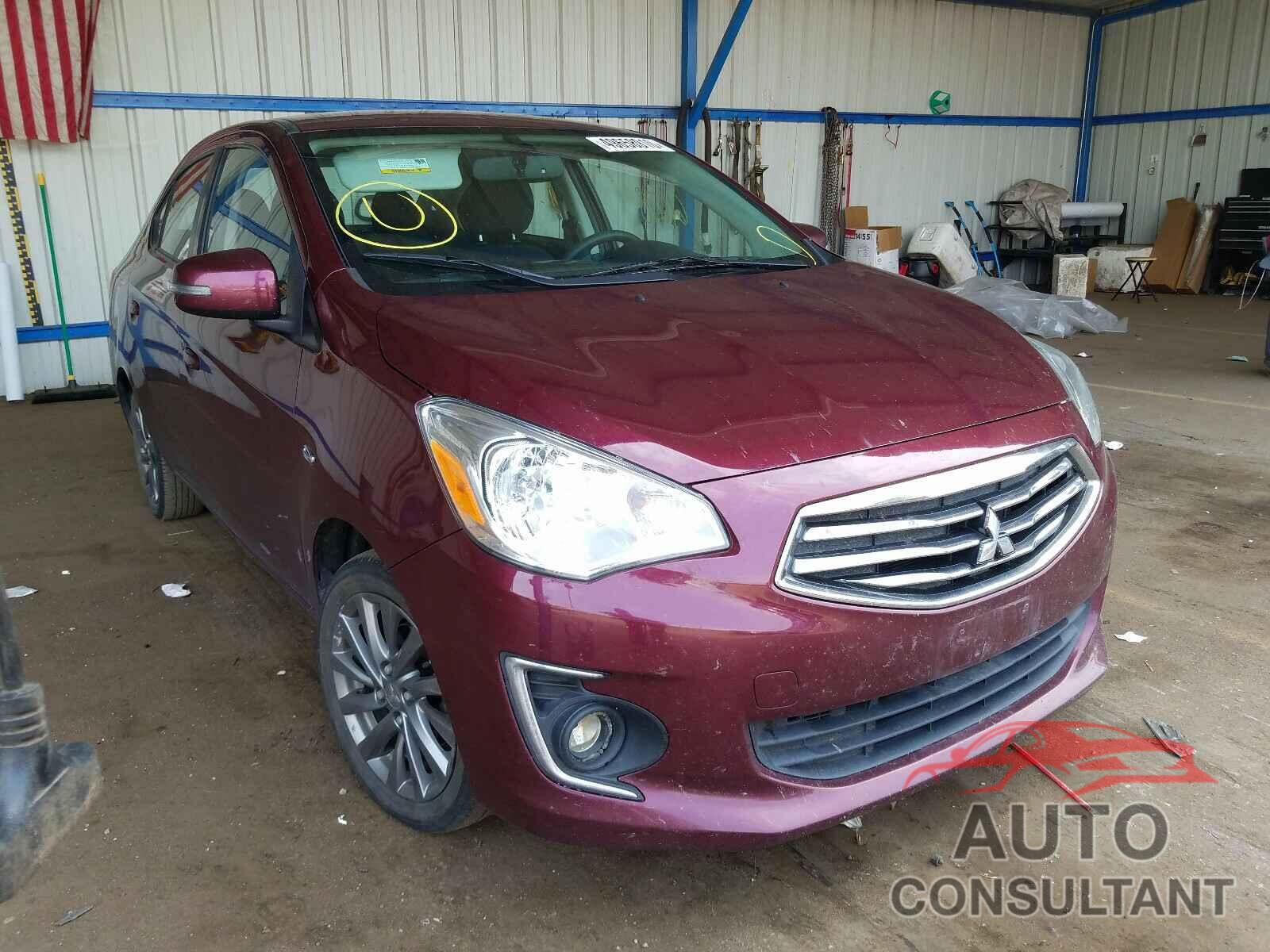 MITSUBISHI MIRAGE 2017 - ML32F4FJ7HHF18804