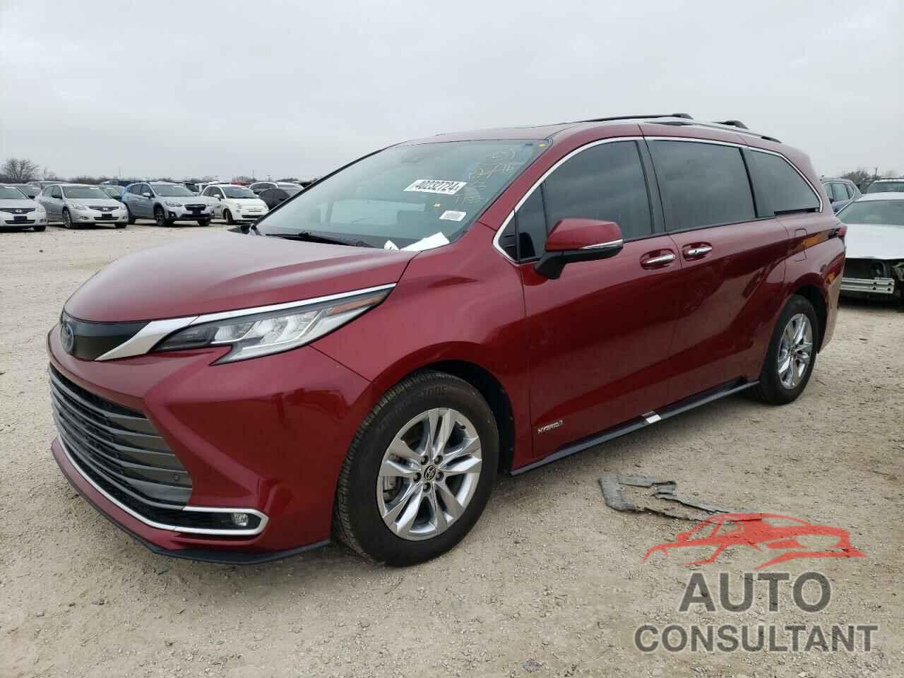 TOYOTA SIENNA 2021 - 5TDZRKEC6MS016332