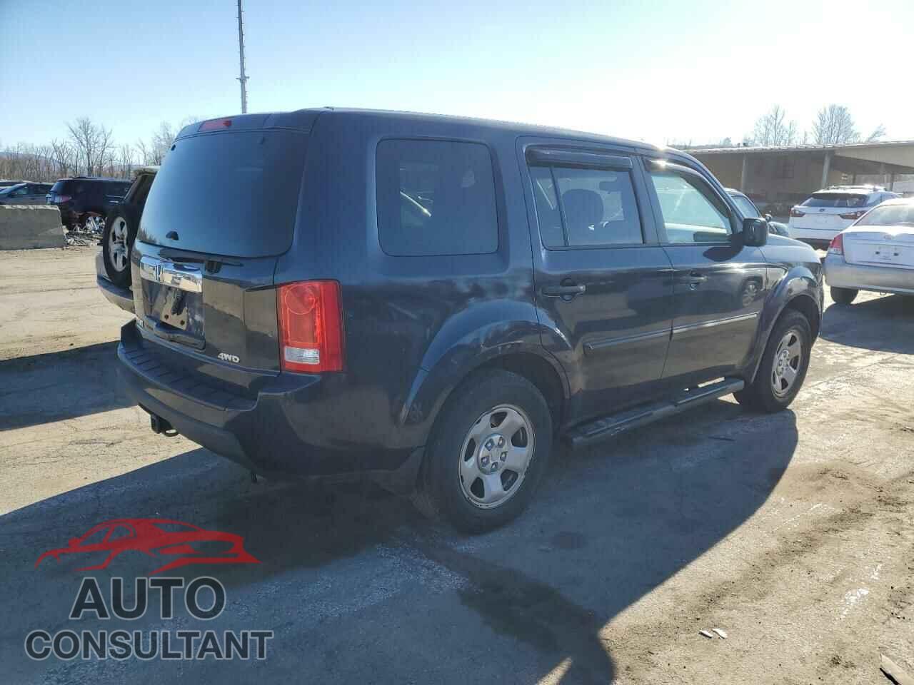 HONDA PILOT 2011 - 5FNYF4H21BB043667