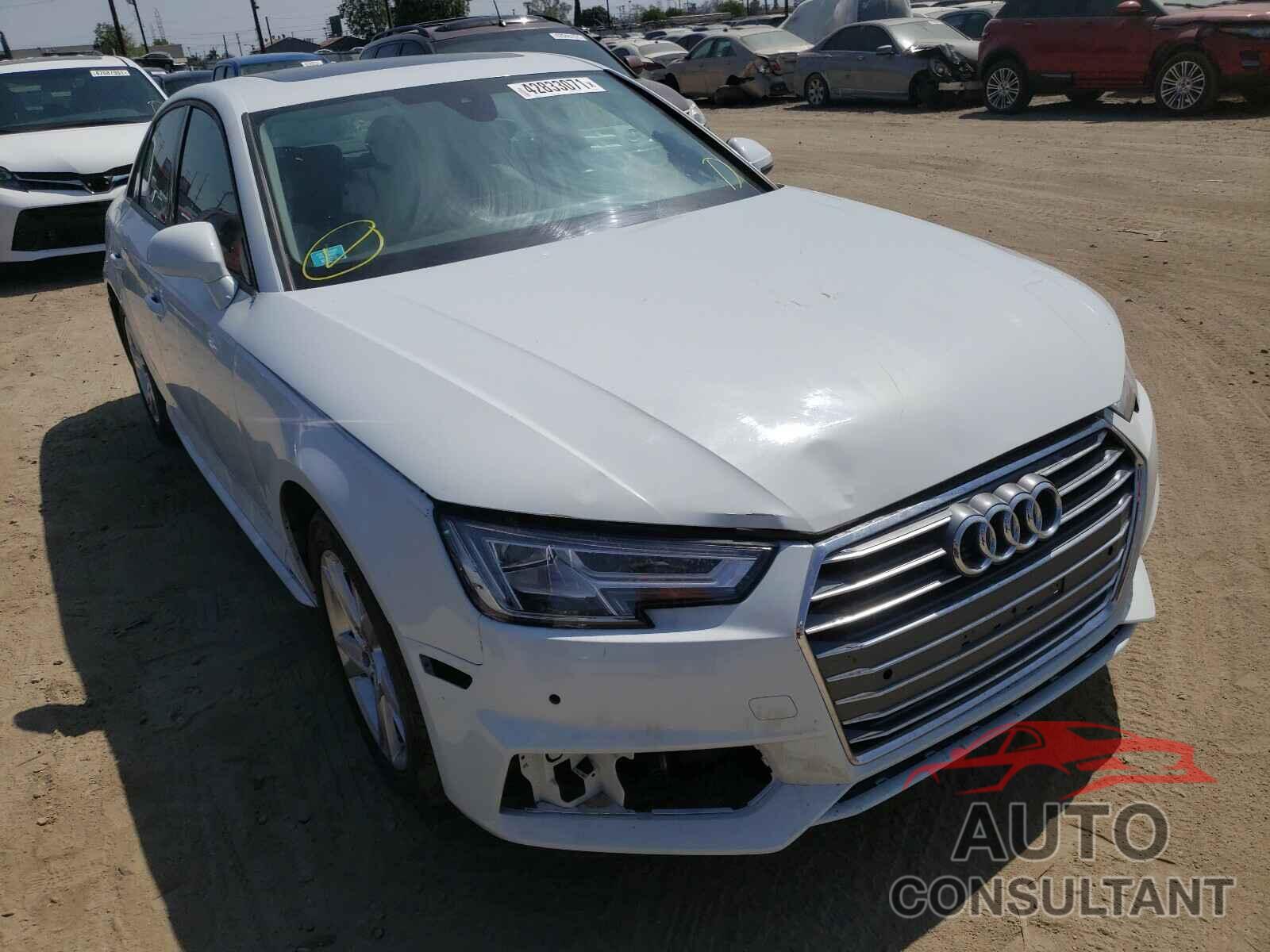 AUDI A4 2018 - WAUKMAF47JA069189