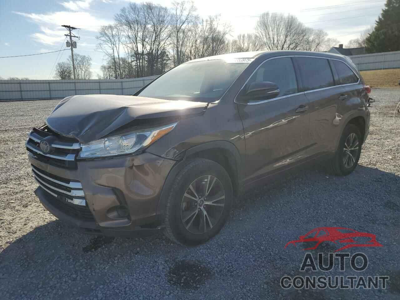 TOYOTA HIGHLANDER 2018 - 5TDZZRFH6JS288376