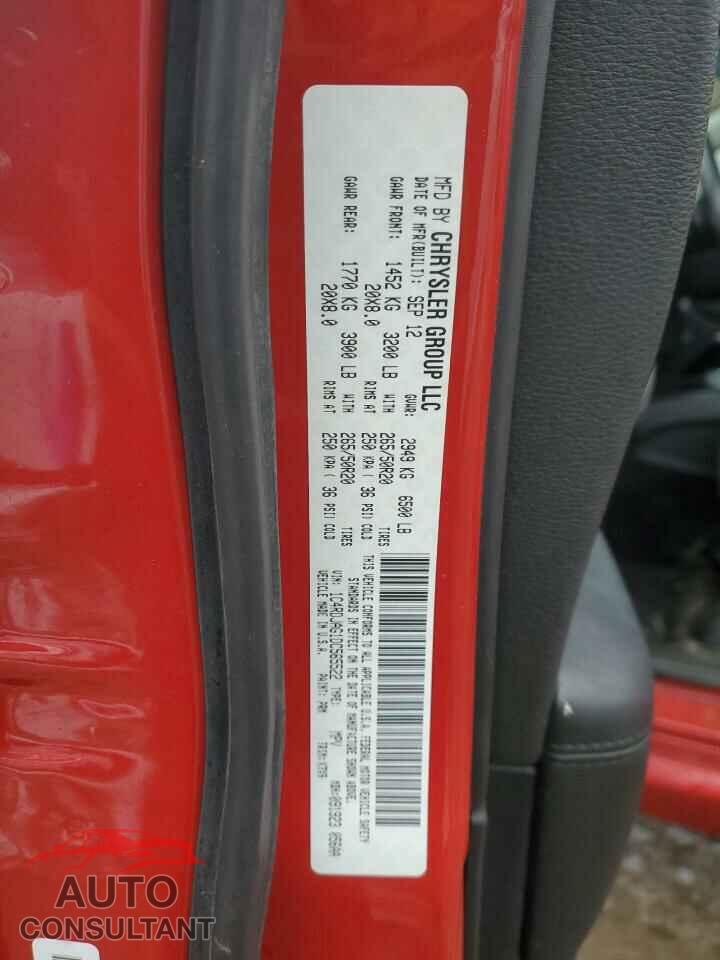 DODGE DURANGO 2013 - 1C4RDJAG1DC565522