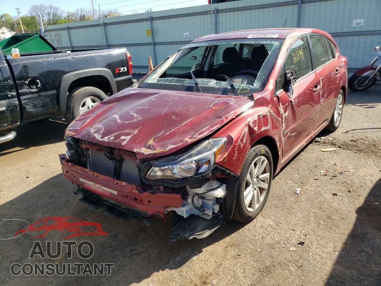 SUBARU IMPREZA 2016 - JF1GPAB60G8214036