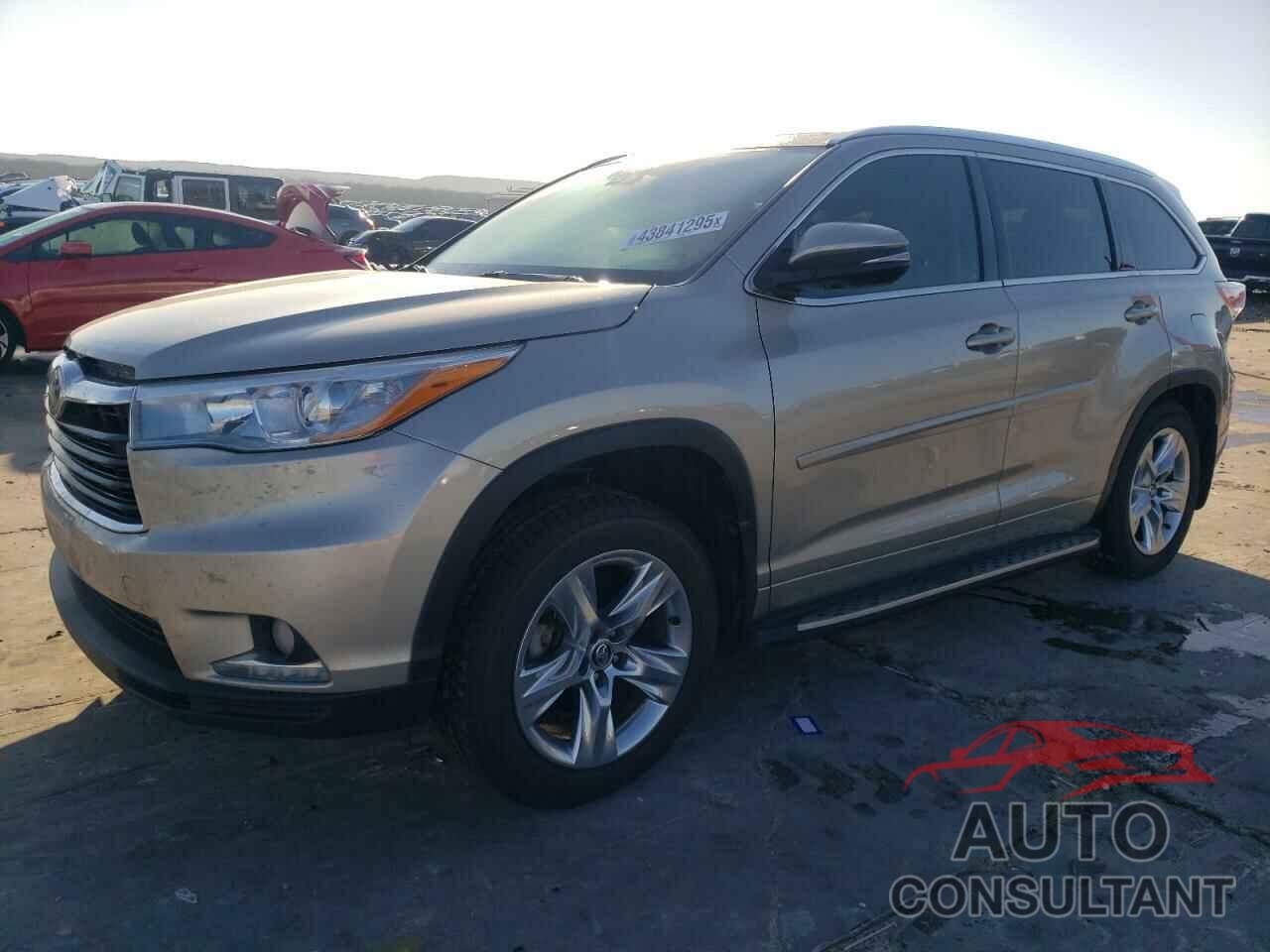 TOYOTA HIGHLANDER 2016 - 5TDDKRFH0GS249029