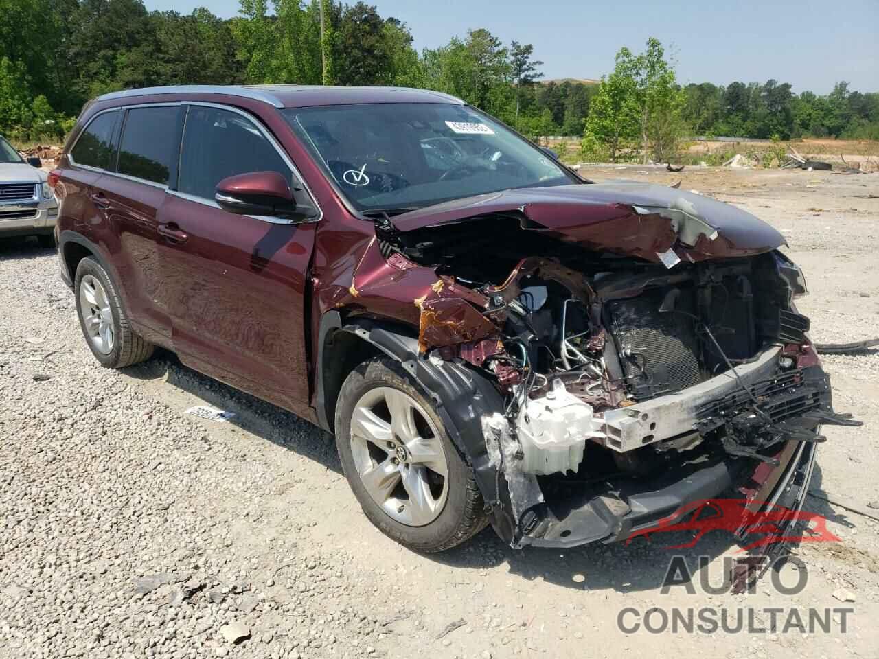 TOYOTA HIGHLANDER 2018 - 5TDYZRFH9JS240429